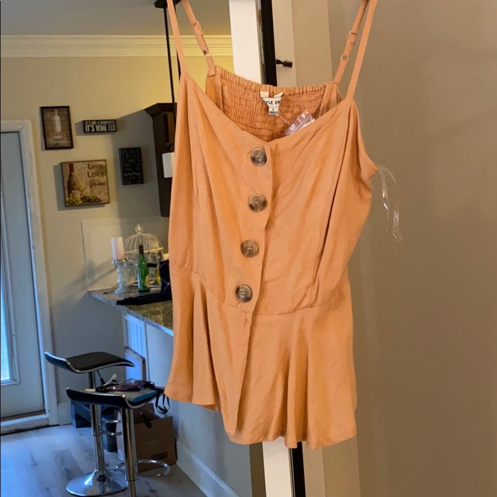 Tank top button down brand new